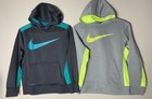 Lot Of 2 Nike Kids Size L Graphic Sweatshirt Hoodies