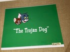 Tom And Jerry Animation Cel Main Title Cartoon Network Production Art I24