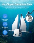 Boat Anchor 13 Lb Galvanized 20-32 Ft Fits Silver Mj070