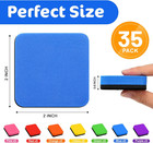 35 Pack Magnetic Mini Dry Erase Whiteboard Erasers For Classroom
