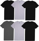 Mens 8-pack Assorted Pocket Crew T Shirts By Fruit Of The Loom Comfortable   