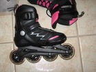 Rollerblade Bladerunner Advantage Pro Xt Womens Size 6 Black pink Inline Skates