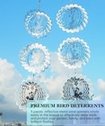 9 Pcs Metal Bird Scare Discs Set     Highly Reflective Fairy 9 Pcs-silver-fairies