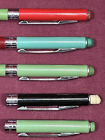Lot Of 3 Vintage  scripto  Tu Tone  Mechanical Pencils Plus Parts