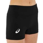Womens Asics 3  Circuit Nylon Black  Spandex Compression Volleyball Shorts