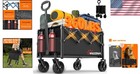 Portable Folding Utility Cart For Shopping And Camping
