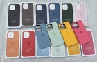 Silicone Phone Case Magnetic Original For Iphone 15 Pro Max Plus Magsafe Cover