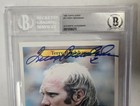 Terry Bradshaw Signed 1980 Topps Super Card   15 Jumbo Steelers Beckett Auto