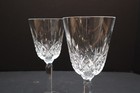 Waterford Lismore Tall Large Goblet Set Of 2 - Crystal 8 25  Tall Signed