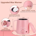 Waxing Kit For Women - Mini Wax Warmer  Hard Wax Kit With 14oz Beads  Portabl   