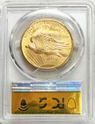 1908 No Motto Gold Us  20 Dollar Saint Gaudens Coin Pcgs Mint State 64