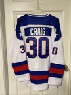 Jim Craig 1980 Miracle On Ice Hockey Jersey White Stitched Men   s Size S