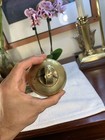 Antique Cast Brass Bronze Ship Bell Nautical School Bell Rare Gorgeous