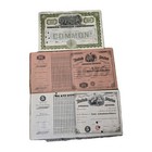 Lot Of 18 Vintage Tobacco Tax Certificates - Early 1900s Historic Revenue 