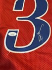 Allen Iverson Philadelphia 76ers Signed Autographed Pro Style Red Jersey Jsa