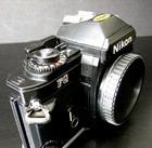 Excellent Nikon Fg 35mm Slr Film Camera Body Light Meter Works Clean Viewfinder