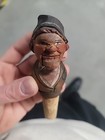 Vintage Hand Carved Black Forest Style Mechanical Bottle Stopper