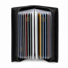 Rfid Mens Slim Front Pocket Wallet Genuine Leather Bifold Id credit Card Holder