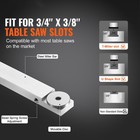 Precision Table Saw Miter Gauge Standard Slot 3 4   X 3 8   18 In Grating