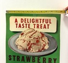 Vtg  Advertising Poster Polar Brand Strawberry Royal Ice Cream Laminated 12 X 18