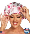 Hiumi Shower Cap For Women  Large Shower Cap For Long Hair Cute Reusable Show