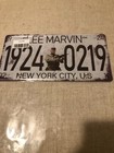 Lee Marvin Dirty Dozen Vintage Looking   License Plate New
