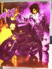 Vintage Prince Purple Rain 8x8 Glass Carnival Prize Mirror Motorcycle 80s Art