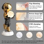 Astronaut Statue  Spaceman Sculpture  Home Decor Sculpture  Cool Metal Mask D   