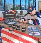 Miracle On Ice          Sandy Caligiore Signed Insc 8x10          the Boys Of  80  Rare 