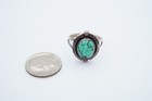 Vintage Native American Navajo Sterling Silver Turquoise Ring Size 7 25