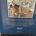 Shannon Crystal Glass Beverage Dispenser 1 75 Gallon With Spigot  Original Box