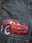 Vintage Disney Cars Movie Lightning Mcqueen Overalls Bibs Boys 12 Months