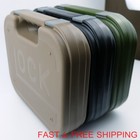 Hard Case For Glock Pistol Handgun Hard Pistol Case Lockable H-q Black tan green