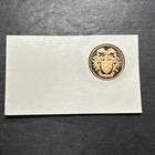 The Franklin Mint   Museum Card With Benjamin Franklin 1976 Medallion Coin Medal