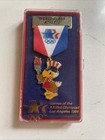 1984 Los Angeles Olympics Sam The Eagle With Torch Hanging Pin In Original Box