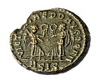 Ancient Coin Roman Empire Constans 337-350 Ad  Ae Victories With Wreaths