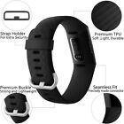 For Fitbit Charge 4   3 Silicone Replacement Watch Strap Sport Band Wristband Us