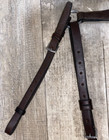 Flat Brown Leather English Breast Plate Full Horse Size