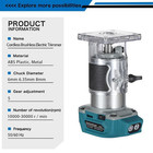 Brushless Cordless Wood Router Tool For Makita 18v Battery compact Woodworkin   