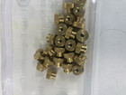Brass Knurled Thumb Nut 4-40 Thread 25 Pieces