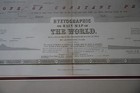 Rain Map Of The World Antique 1854 Johnston Large Framed Folio Atlas