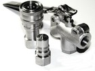 Carpet Cleaning Stainless Steel Control Valve  Plug And Socket Combo