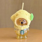 Starbucks Summer Little Bear Glass Straw Cup Cute Large-capacitytumbler Hot Gift