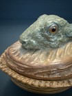 Vintage French Pillivuyt Porcelain Trompe L oeil Hare Rabbit Game Pie Tureen  4