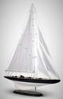 America s Cup Rainbow J Class Yacht 1934 Wood Model 26  Fully Assembled Sailboat