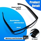 Camera Glasses Video Glasses Hd With 64gb Memory Card Recording Glasses Smart Gl