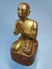 19th Century Burmese Wooden Buddha Sculpture