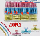 200x Assortment Heat Shrink Wire Connectors Electrical Terminals Crimp Seal     