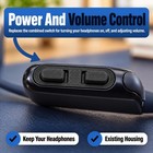 Replacement Headphone Control Switch Compatible With Shokz Openrun Pro 2  Black