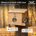 Xl Squirrel House 16 5   Anti-predator Nest Box With Feeder  Viewing Window